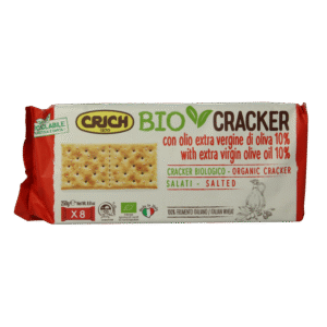 Crich Crackers olijfolie met zout rood bio
