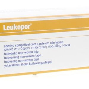 Leukopor Hechtpleister non-woven 9.2m x 2.5cm
