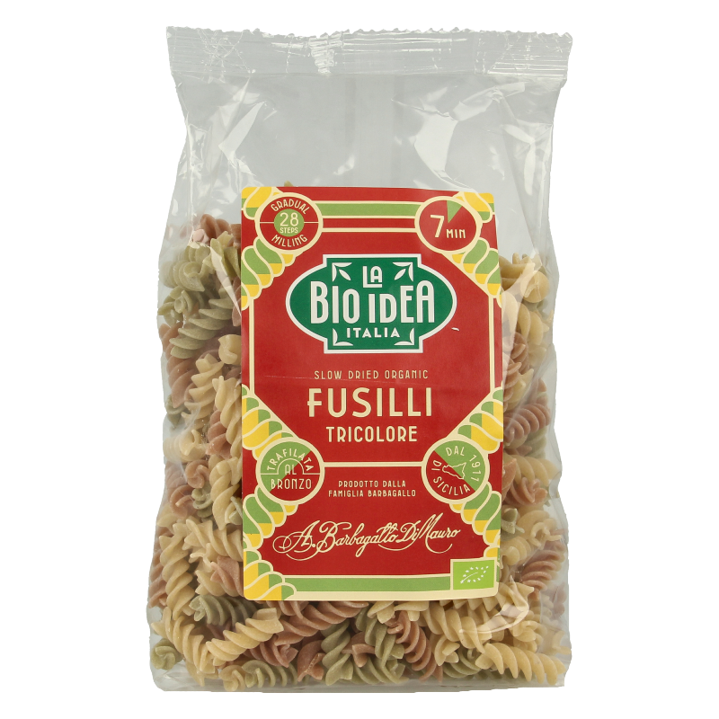 Bioidea Fusilli tricolore spirelli bio