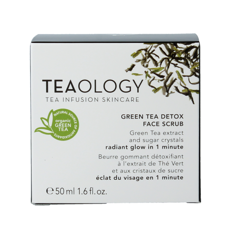 Teaology Green tea detox face scrub
