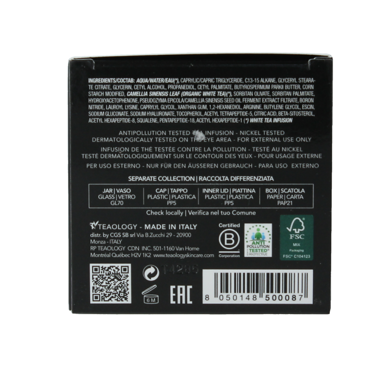 Teaology White tea eye cream - Afbeelding 6