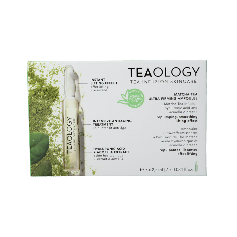 Teaology Matcha tea ultra firming ampoules