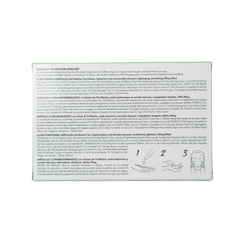 Teaology Matcha tea ultra firming ampoules - Afbeelding 3