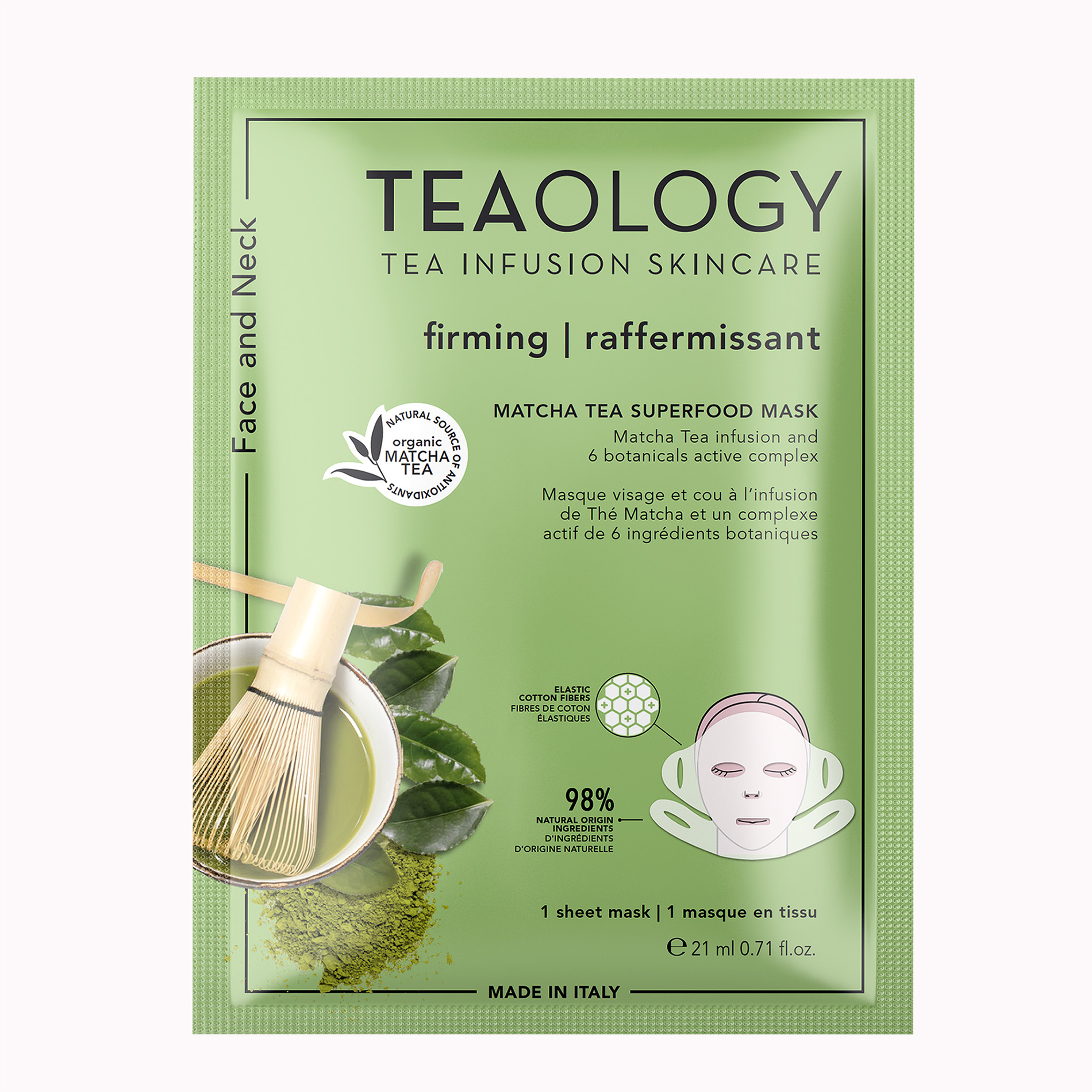 Teaology Matcha tea superfood mask