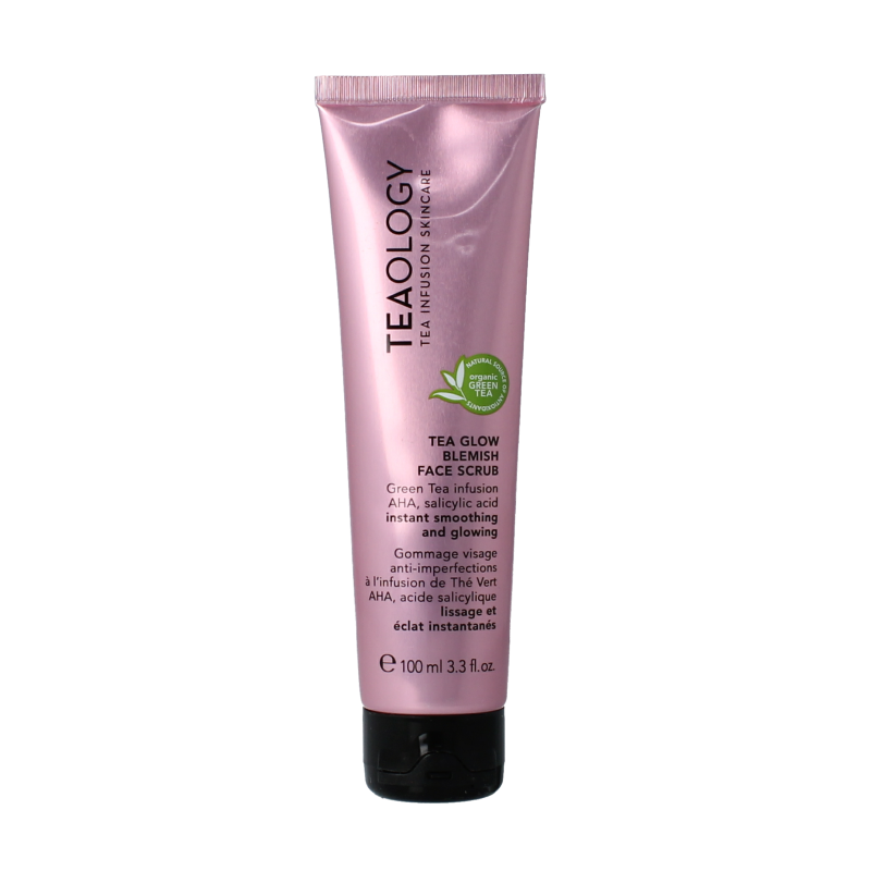 Teaology Tea glow blemish face scrub