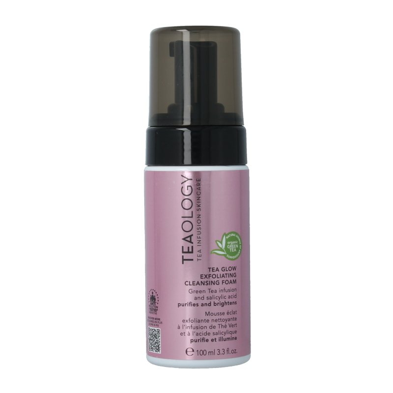 Teaology Tea glow exfoliating cleansing foam