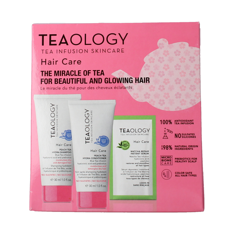 Teaology Peach tea hair kit