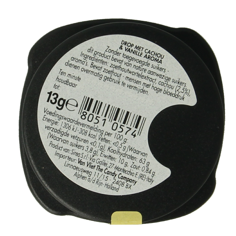 Sirea Cachou vanille potje - Afbeelding 2