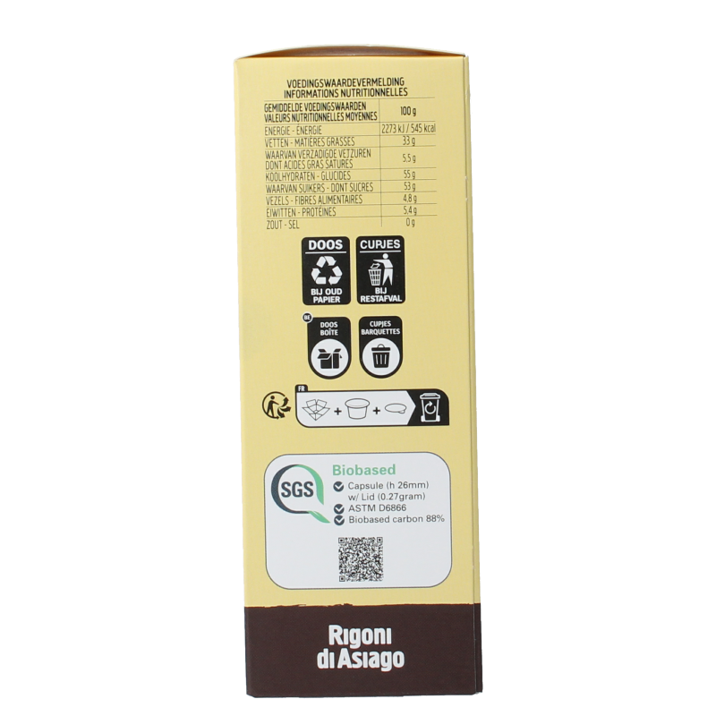 Nocciolata Intense vegan cups 5 x 20gram bio - Afbeelding 4