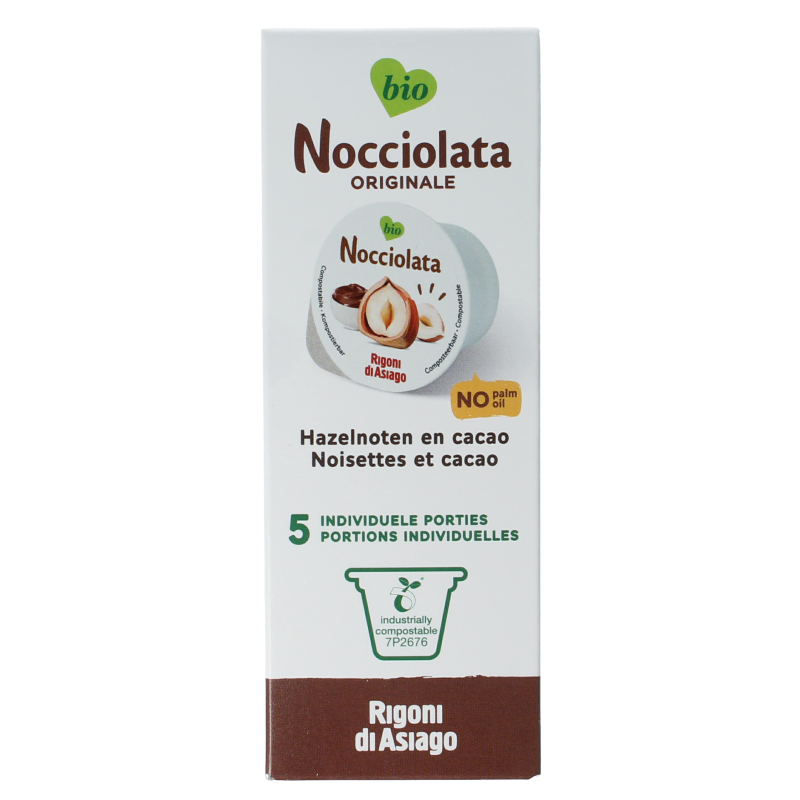 Nocciolata Originale cups 5 x 20g bio