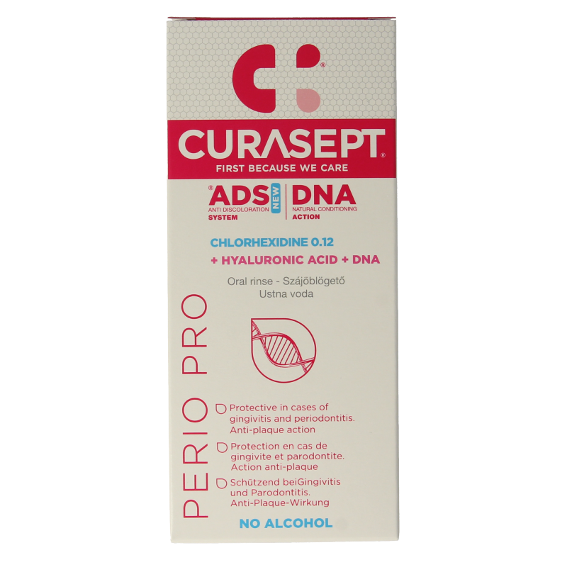 Curasept ADS DNA Perio Pro CHX 0,12% + HA mondspoelmiddel