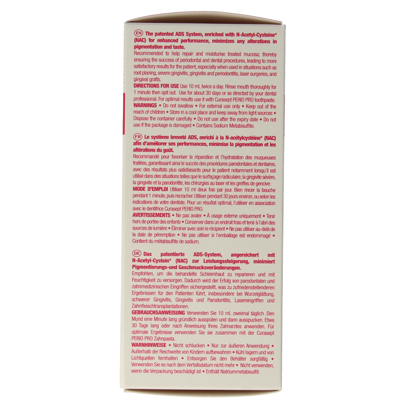 Curasept ADS DNA Perio Pro CHX 0,12% + HA mondspoelmiddel - Afbeelding 3