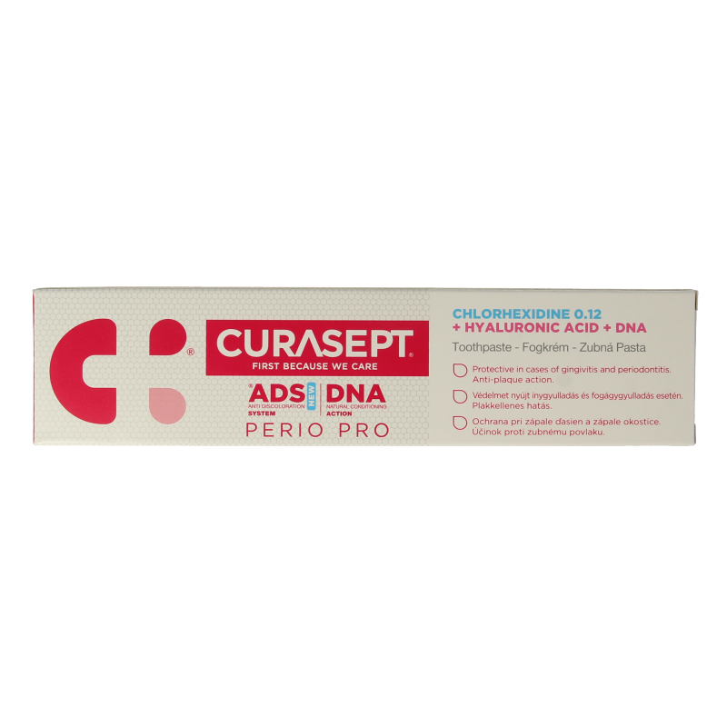 Curasept ADS DNA Perio Pro 712 CHX 0,12% + HA tandpasta