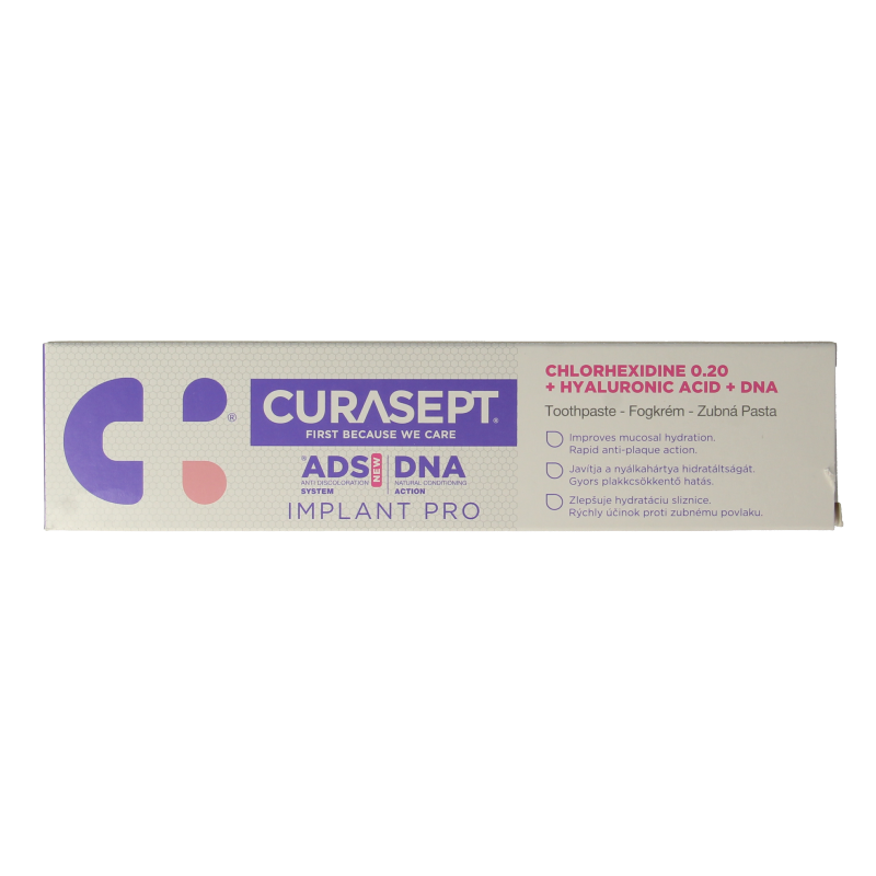 Curasept ADS DNA Implant Pro 720 CHX 0,20% + HA tandpasta