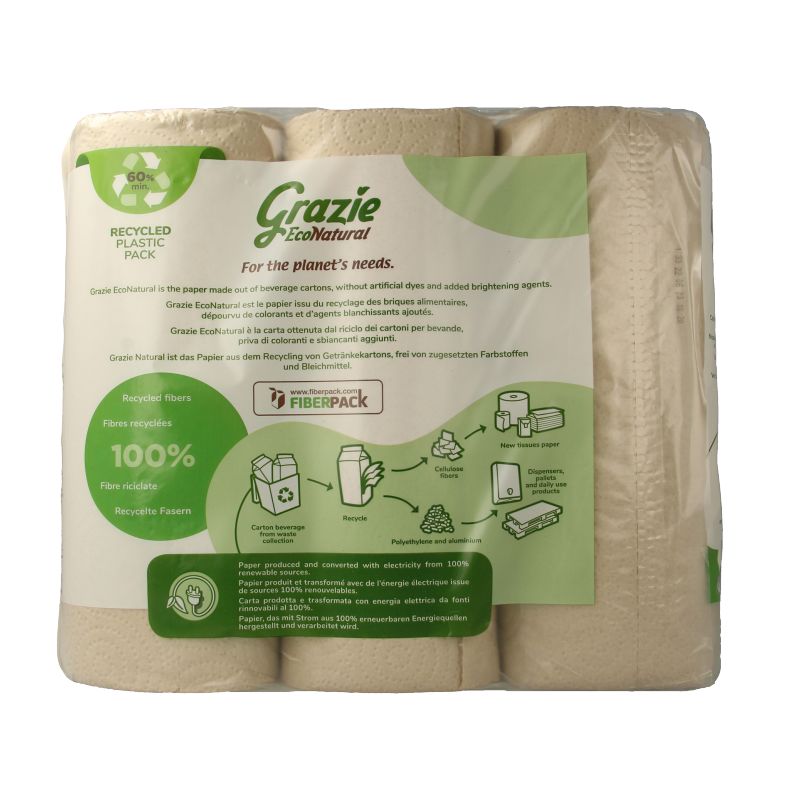 Grazie Natural Keukenrol 3-laags - Afbeelding 3