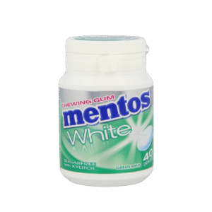 Mentos Gum greenmint white pot