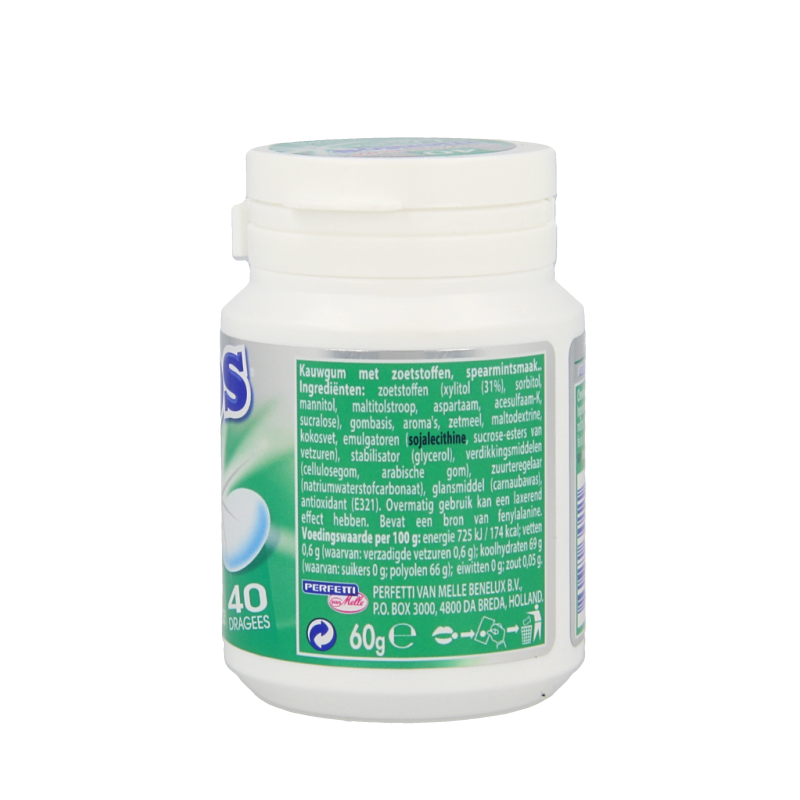 Mentos Gum greenmint white pot - Afbeelding 3