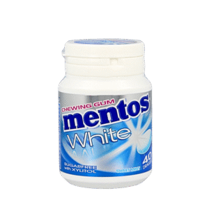 Mentos Gum sweetmint white pot