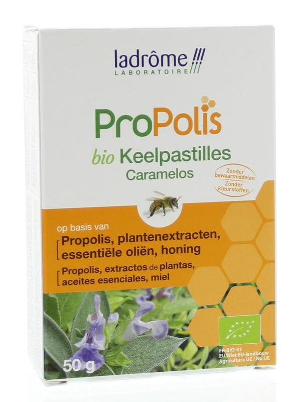 Ladrome Propolis keelpastille bio