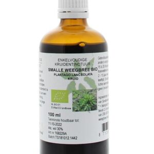 Natura Sanat Plantago lanc / smalle weegbree tinctuur bio