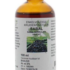 Cruydhof Sabal serrulata fructus tinctuur