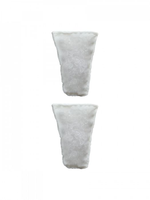 Lichtwesen Liwe nekkussen kristalzakjes bergkristallen