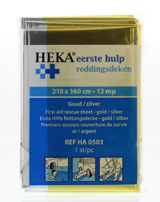 Heka Reddingsdeken goud/zilver 160 x 210