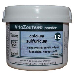 Vitazouten Calcium sulfuricum poeder nr. 12