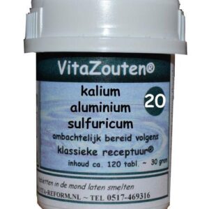 Vitazouten Kalium aluminium sulfuricum VitaZout nr. 20