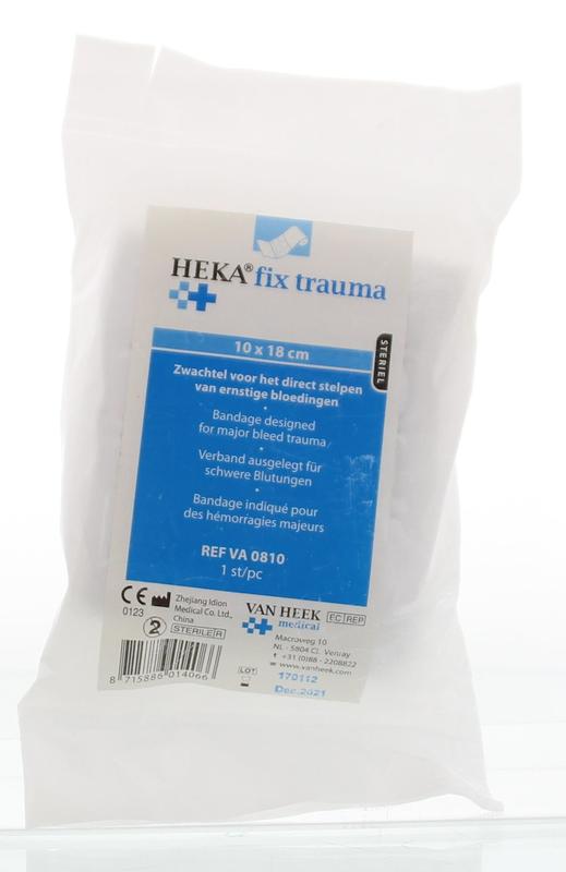 Heka Traumazwachtel wondgedeelte 10 x 18cm