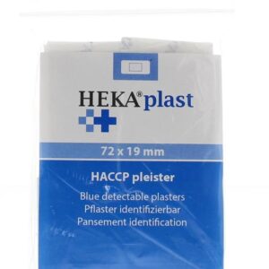 Heka HACCP pleisters blauw 72 x 19mm