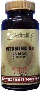 Artelle Vitamine D3 25mcg