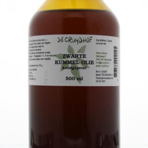 Cruydhof Zwarte kummel olie koudgeperst