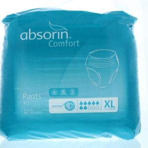 Absorin Comfort pants fit maat XL tot 170cm