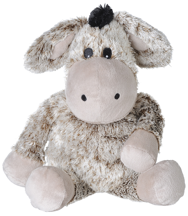 Warmies Ezel gemeleerd bruin