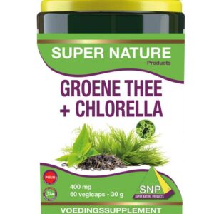 SNP Groene thee chlorella 400 mg puur