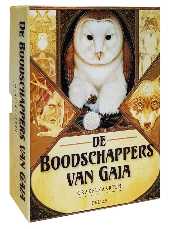 Deltas Boodschappers van Gaia boek en orakelkaarten