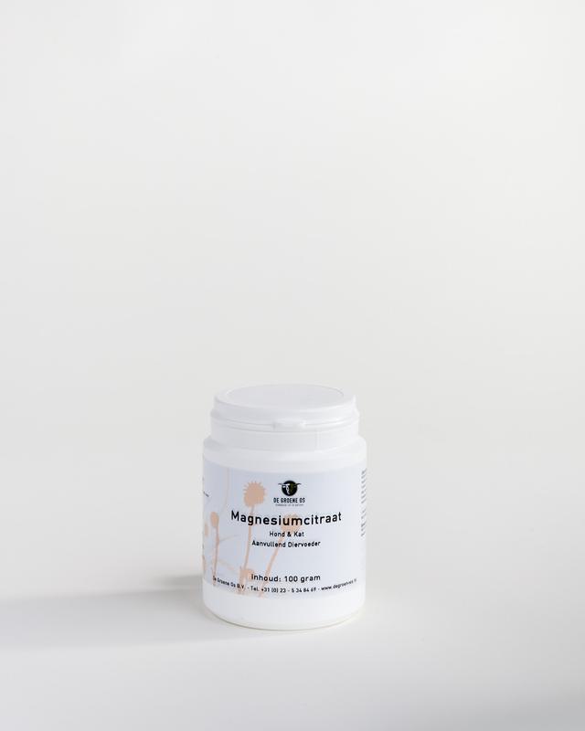 Groene Os Magnesiumcitraat hond/kat