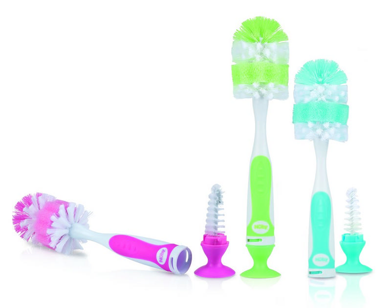 Nuby Fles & speenborstel zuignap