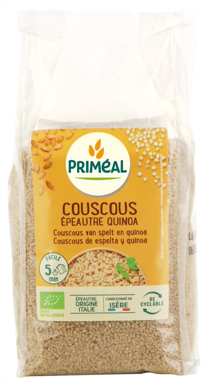 Primeal Couscous quinoa spelt bio