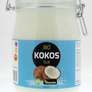 Hanoju Kokosolie virgin beugelglas bio