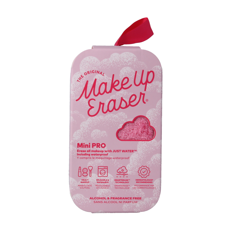 Make Up Eraser Pro pink mini make-up verwijderdoekje
