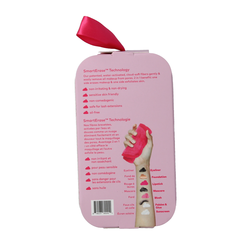 Make Up Eraser Pro pink mini make-up verwijderdoekje - Afbeelding 3