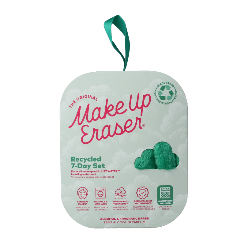 Make Up Eraser 7 Day set green recycled