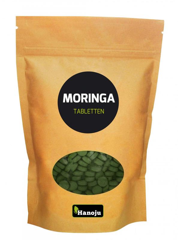 Hanoju Moringa oleifera heelblad 500mg