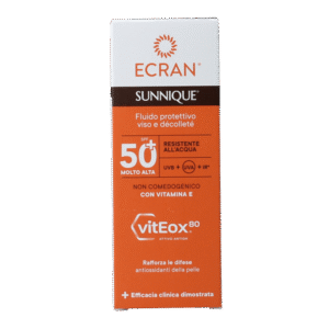 Ecran Sunique facial en decollete SPF50
