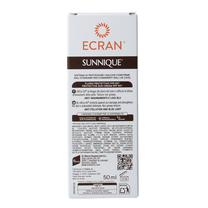 Ecran Sunique facial en decollete SPF50 - Afbeelding 3