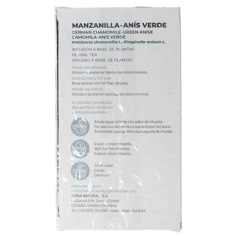 Soria Natural Manzanilla anis infusie - Afbeelding 2