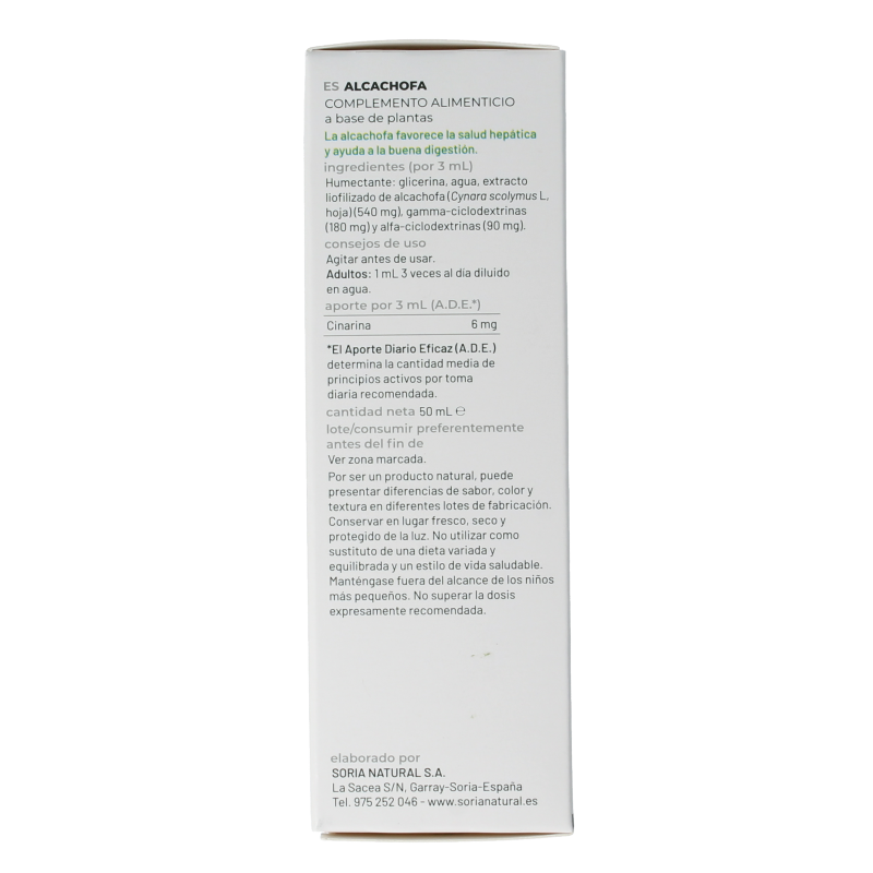 Soria Natural Cynara scolymus XXI extract - Afbeelding 3