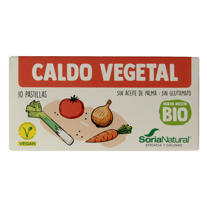 Soria Natural Bouillonblokjes plantaardig bio